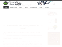 Tablet Screenshot of churchstreetcafe.com